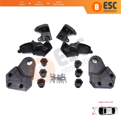 Mercedes E Class W213 X213 W238 C238 A238 2016-2020 A2138202300 A2138202200 İçin Sağ Sol Ön Far Ayak Tamir Seti
