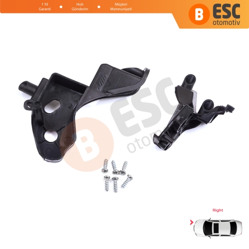Citroen C4 MK2 B7 NC 2009-2018 DS4 MK1 NX 2010-2015 6212H0 İçin Sağ Ön Far Ayak Tamir Seti