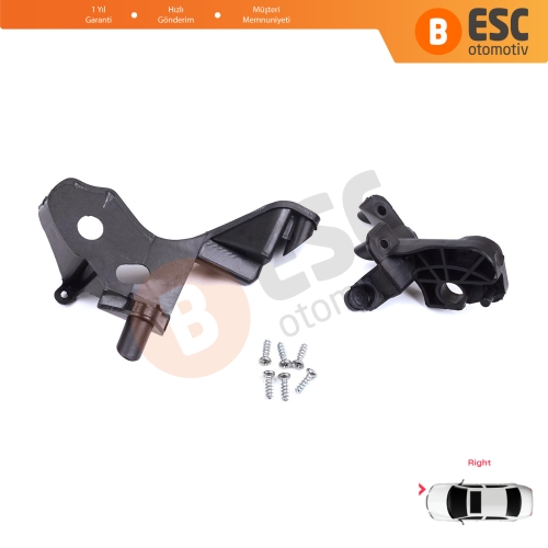Citroen C4 MK2 B7 NC 2009-2018 DS4 MK1 NX 2010-2015 6212H0 İçin Sağ Ön Far Ayak Tamir Seti