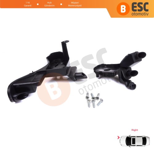 Citroen C4 MK2 B7 NC 2009-2018 DS4 MK1 NX 2010-2015 6212H0 İçin Sağ Ön Far Ayak Tamir Seti