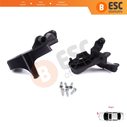Citroen C4 MK2 B7 NC 2009-2018 DS4 MK1 NX 2010-2015 6212H0 İçin Sağ Ön Far Ayak Tamir Seti