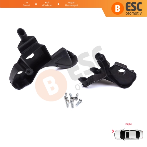 Citroen C4 MK2 B7 NC 2009-2018 DS4 MK1 NX 2010-2015 6212H0 İçin Sağ Ön Far Ayak Tamir Seti