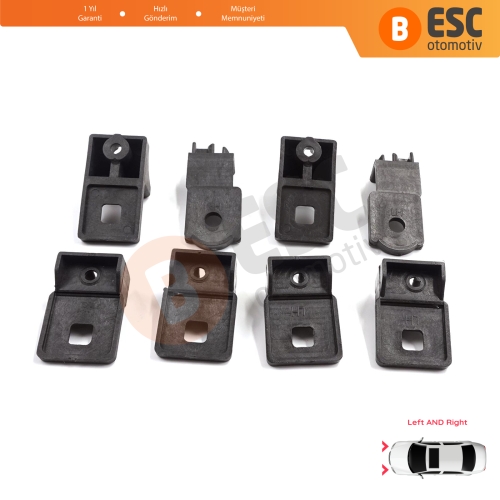 VW Crafter MK1 2E 2F 2006-2017 2E0998225 2E0998226 İçin Sağ Sol Ön Far Ayak Tamir Seti