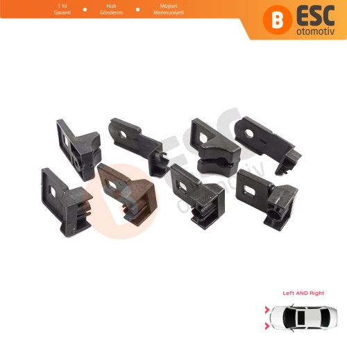 VW Crafter MK1 2E 2F 2006-2017 2E0998225 2E0998226 İçin Sağ Sol Ön Far Ayak Tamir Seti