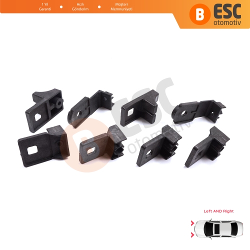 VW Crafter MK1 2E 2F 2006-2017 2E0998225 2E0998226 İçin Sağ Sol Ön Far Ayak Tamir Seti