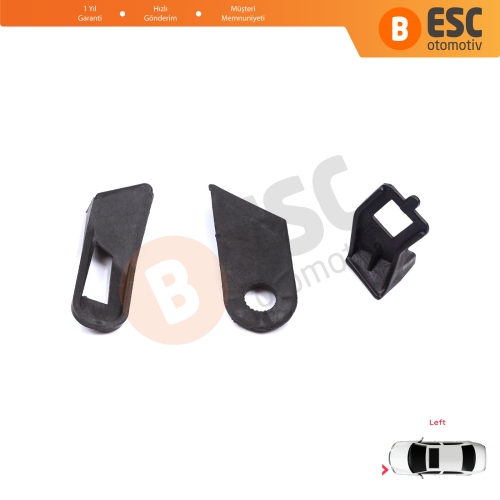 Fiat Abarth Grande Punto MK3 199 2005-2013 89101372SX İçin Sol Ön Far Ayak Tamir Seti