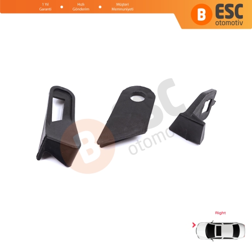 Fiat Abarth Grande Punto MK3 199 2005-2013 89101373DX İçin Sağ Ön Far Ayak Tamir Seti