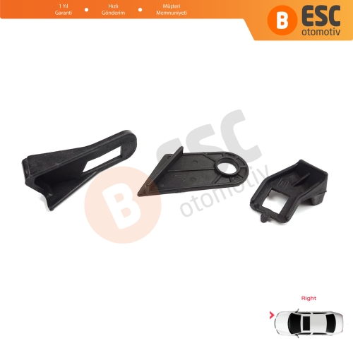 Fiat Abarth Grande Punto MK3 199 2005-2013 89101373DX İçin Sağ Ön Far Ayak Tamir Seti