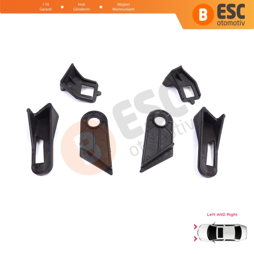 Fiat Abarth Grande Punto MK3 199 2005-2013 89101372SX 89101373DX İçin Sol Sağ Ön Far Ayak Tamir Seti