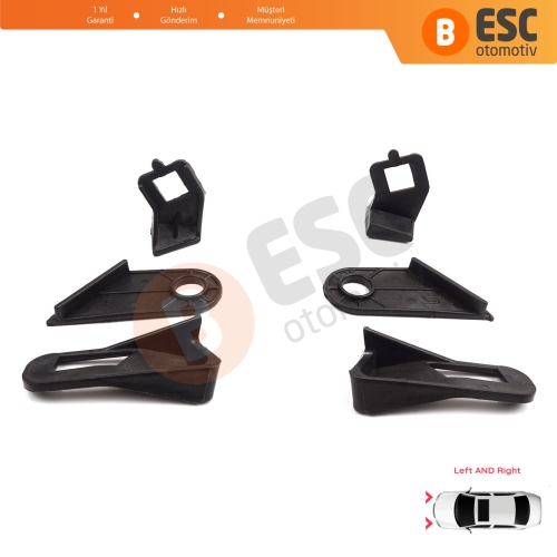 Fiat Abarth Grande Punto MK3 199 2005-2013 89101372SX 89101373DX İçin Sol Sağ Ön Far Ayak Tamir Seti