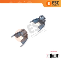 BMW 5 Serisi F10 F11 F18 LCI 2009-2017 için 2 Adet Gündüz Farı Angel Eye Far Montaj Braketi 63117343911 63117343912