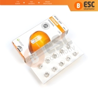 10 Adet OSRAM 2825 W5W 12V ORIGINAL Seri Şeffaf Standart Dipsiz Ampul