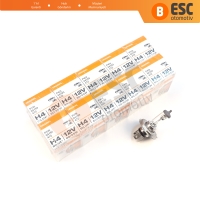 Kısa Uzun Far Sis Lambası için 10 Adet OSRAM ORIGINAL Seri 64193 12V 60/55W H4 Halojen Far Ampulü Tırnaklı