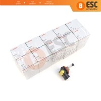 Kısa Uzun Far Sis Lambası için 10 Adet BOSCH BASIC 1 987 302 805 H8 12V 35W PGJ19-1 Plastik Soketli H8 Halojen Ampul