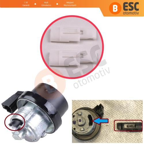 VW Audi Seat Skoda 3B0905855 1K0905851 6RA905865 İçin 2 Adet Kontak Kilit Silindir Plastik Yayı Klipsi