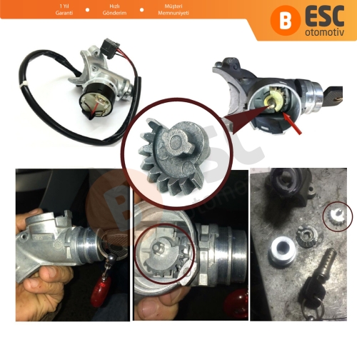 Mercedes Actros Atego Axor Econic için Kontak Şaft A9434600104
