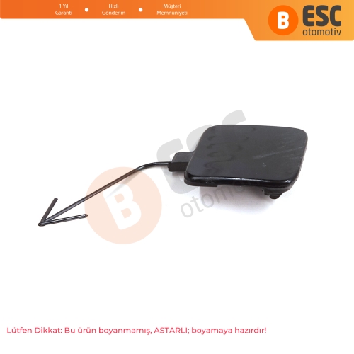 Seat Leon MK3 2013-2017 için Ön Tampon Çeki Demir Kapağı 5F0807241 ASTARLI