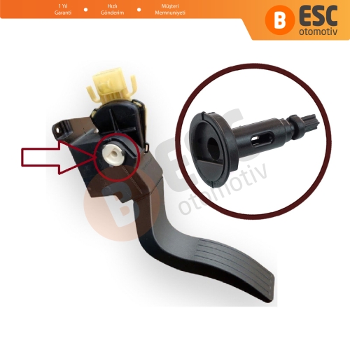 Ford Connect 2002-2008 için Gaz Pedalı Bağlantı Plastiği 2T149F836ED