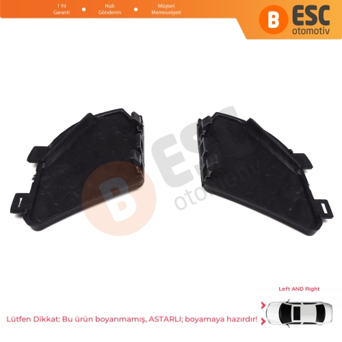 Mercedes E W210 E320 E430 E55 AMG 1999-2003 için Ön Tampon Alt Izgara Kapağı Sağ Sol A2108850253 153