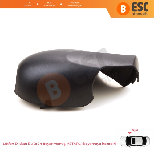 Renault Symbol 2 Thalia için Sağ Yan Dış Ayna Kapağı 8200634548