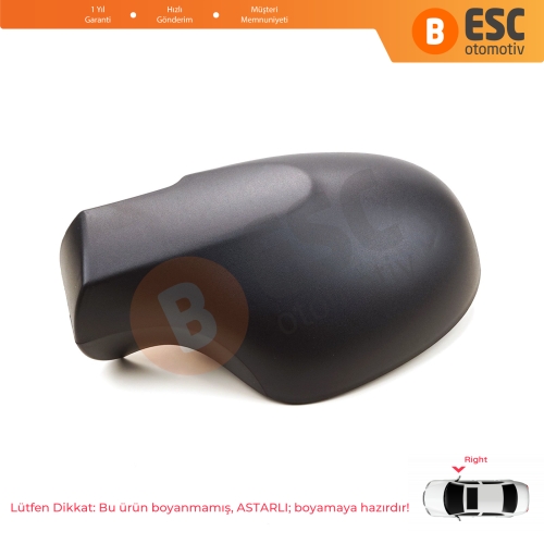 Renault Symbol 2 Thalia için Sağ Yan Dış Ayna Kapağı 8200634548