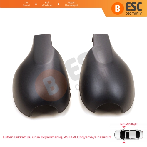 Renault Symbol 2 Thalia için Sağ Sol Yan Dış Ayna Kapağı 8200634550 8200634548