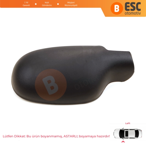 Renault Clio 2 Symbol Megane Scenic 1 Thalia 1 için Sol Yan Dış Ayna Kapağı 7701471854