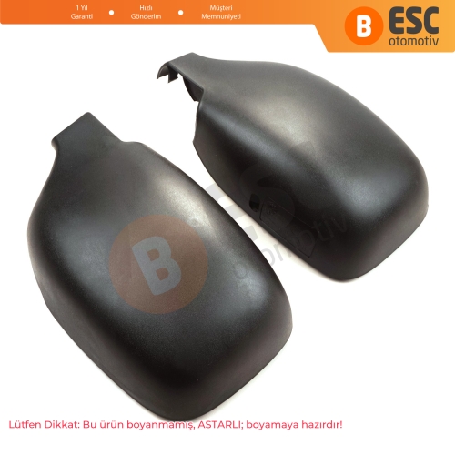 Renault Kangoo Nissan Kubistar 1997-2008 Peugeot 405 için Sağ Sol Yan Dış Ayna Kapağı 8200245171 8200245172