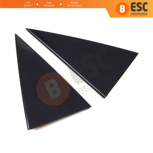 Opel Vectra B 1995-2002 için Sağ Sol Arka Kapı Cam Dış Köşe Üçgen Kapağı 90524879 90524880