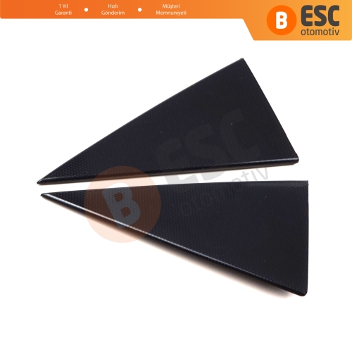 Opel Vectra B 1995-2002 için Sağ Sol Arka Kapı Cam Dış Köşe Üçgen Kapağı 90524879 90524880