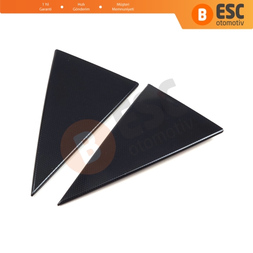 Opel Vectra B 1995-2002 için Sağ Sol Arka Kapı Cam Dış Köşe Üçgen Kapağı 90524879 90524880