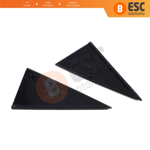 Opel Vectra B 1995-2002 için Sağ Sol Arka Kapı Cam Dış Köşe Üçgen Kapağı 90524879 90524880