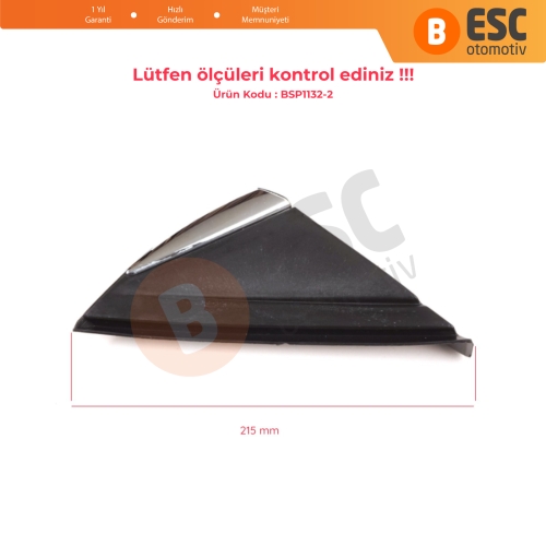 Renault Megane MK4 2016-On için SAĞ Yan Ayna Köşe Plastiği Bakaliti NİKELAJLI 638740438R