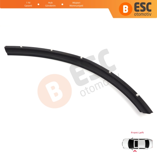 VW Transporter T5 T6 T6.1 Caravelle Multivan 7H0837565 İçin Ön Sol Çamurluk Kapı Alt Fitili 