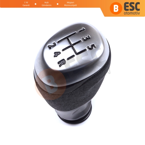 Renault Clio MK4 BH KH 2012-2020 328657531R için Krom Çerçeve 5 İleri Vites Topuzu