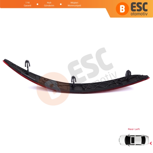 Fiat Egea 2015-On 4-Kapı Sedan 51998151 için Sol Arka Tampon Reflektörü