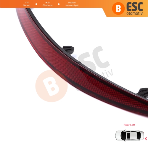 Fiat Egea 2015-On 4-Kapı Sedan 51998151 için Sol Arka Tampon Reflektörü