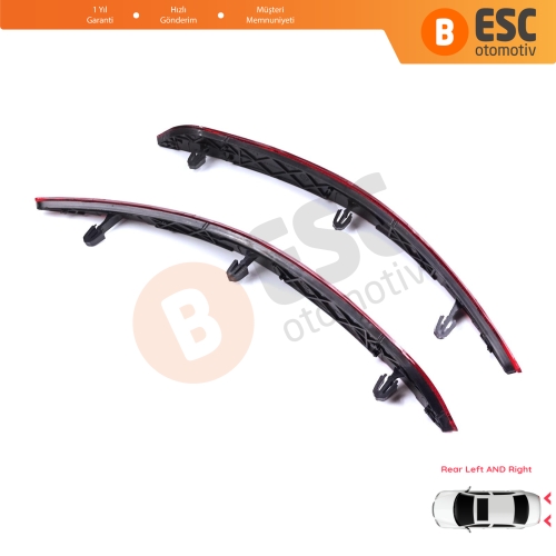 Fiat Egea 2015-On 4-Kapı Sedan 51998151 51998149 için Sağ Sol Arka Tampon Reflektörü