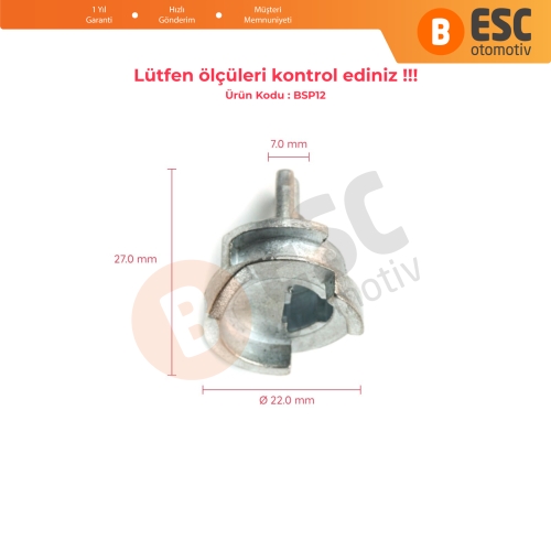 VW Audi Seat 357905855B 4A1905855 İçin Kontak Şaft Ateşleme Kilit Silindir Yuvası