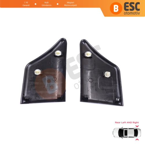 Peugeot Partner MK1 M49 M59 1996-2008 8547.L8 8547.K5 İçin Arka Sol ve Sağ Çamurluk Çıtası