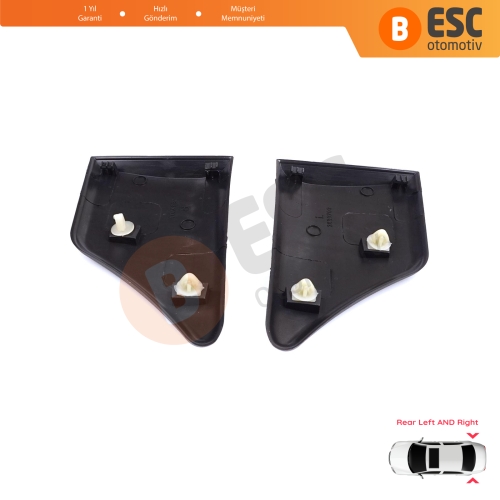 Peugeot Partner MK1 M49 M59 1996-2008 8547.L8 8547.K5 İçin Arka Sol ve Sağ Çamurluk Çıtası