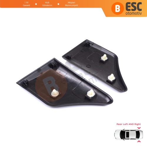 Peugeot Partner MK1 M49 M59 1996-2008 8547.L8 8547.K5 İçin Arka Sol ve Sağ Çamurluk Çıtası
