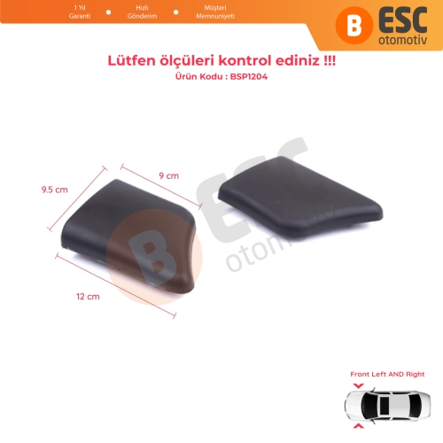 Peugeot Partner M59 2002-2008 Makyajlı Kasa 8544.J5 8544.J6 İçin Ön Sol ve Sağ Çamurluk Çıtası
