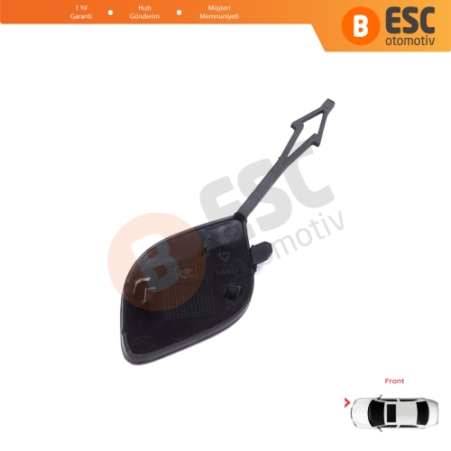 Renault Clio MK5 V B7 BJA 2019-2023 Makyajsız Kasa 511806272R için Ön Tampon Çeki Demiri Kapağı ASTARLI
