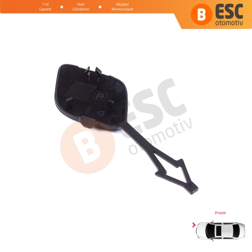 Renault Clio MK5 V B7 BJA 2019-2023 Makyajsız Kasa 511806272R için Ön Tampon Çeki Demiri Kapağı ASTARLI