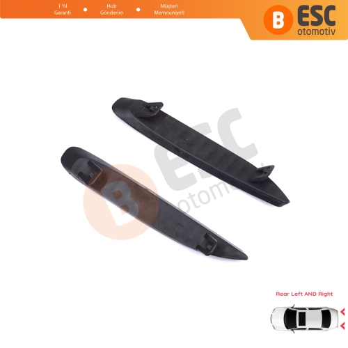 Renault Megane MK4 LFB 2016-On Sedan 850760115R için Sağ Sol Arka Tampon Çıtası Havalandirma Kapağı Bakaliti