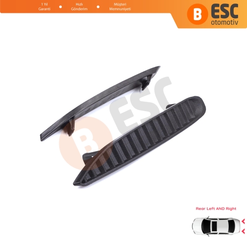 Renault Megane MK4 LFB 2016-On Sedan 850760115R için Sağ Sol Arka Tampon Çıtası Havalandirma Kapağı Bakaliti