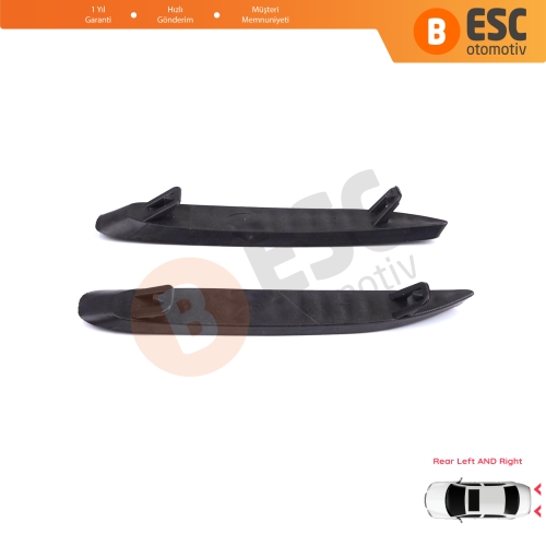Renault Megane MK4 LFB 2016-On Sedan 850760115R için Sağ Sol Arka Tampon Çıtası Havalandirma Kapağı Bakaliti
