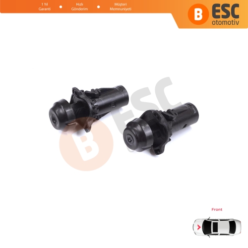 Renault Clio MK5 Captur MK2 Taliant Dacia Sandero MK3 658291760R için 2 Adet Ayarlanabilir Ön Kaput Amortisör Takozu