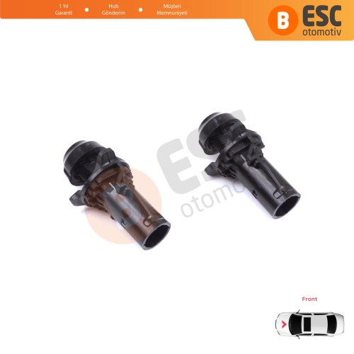 Renault Clio MK5 Captur MK2 Taliant Dacia Sandero MK3 658291760R için 2 Adet Ayarlanabilir Ön Kaput Amortisör Takozu